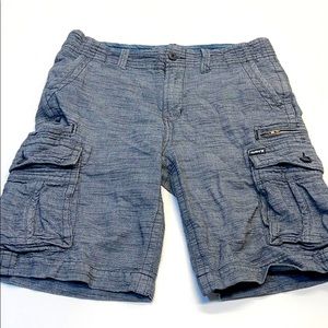 HURLEY Mens 32 Heavyweight Cotton Cargo Shorts